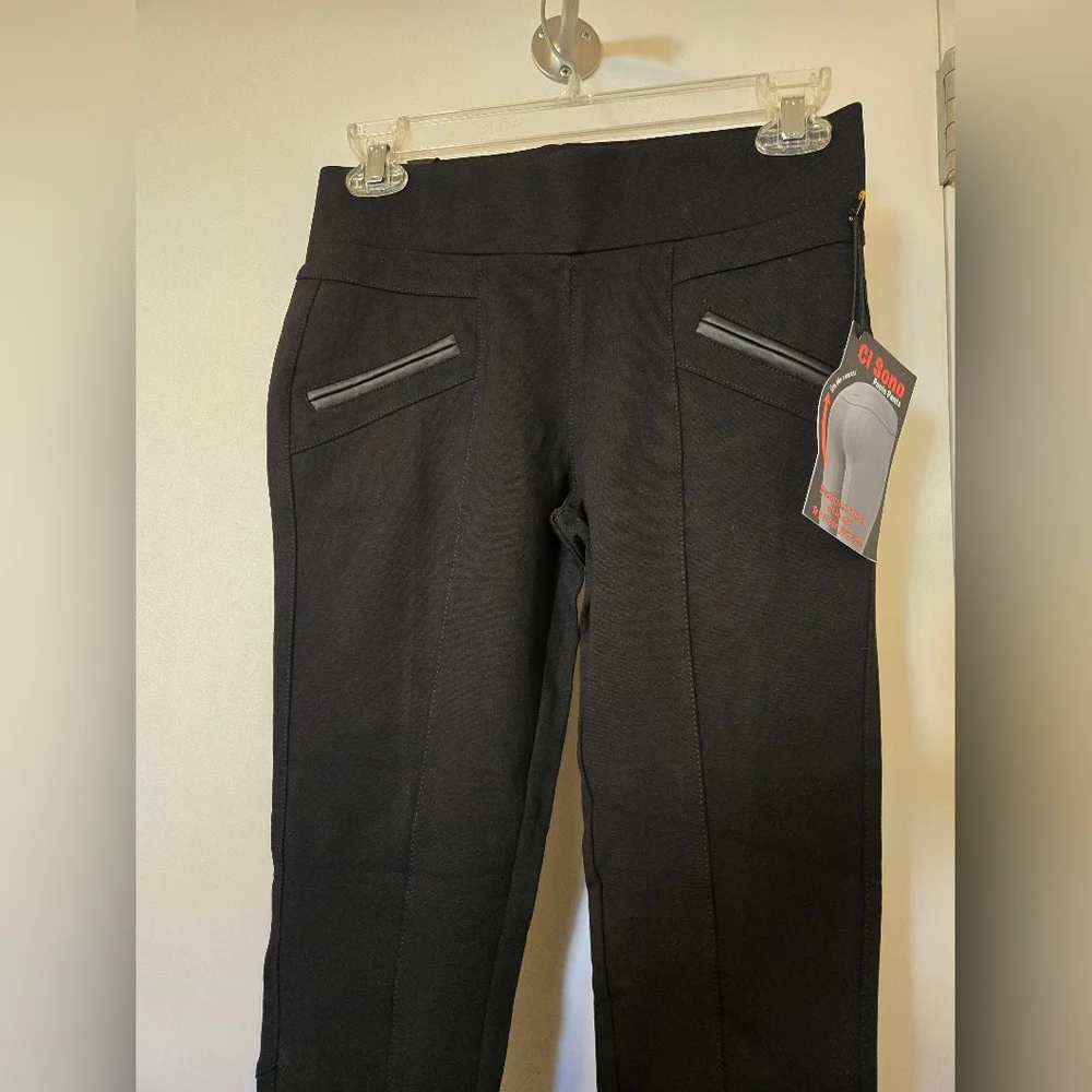 NWT Ci Sono Black Ponte‎ Pants - Picture 3 of 5
